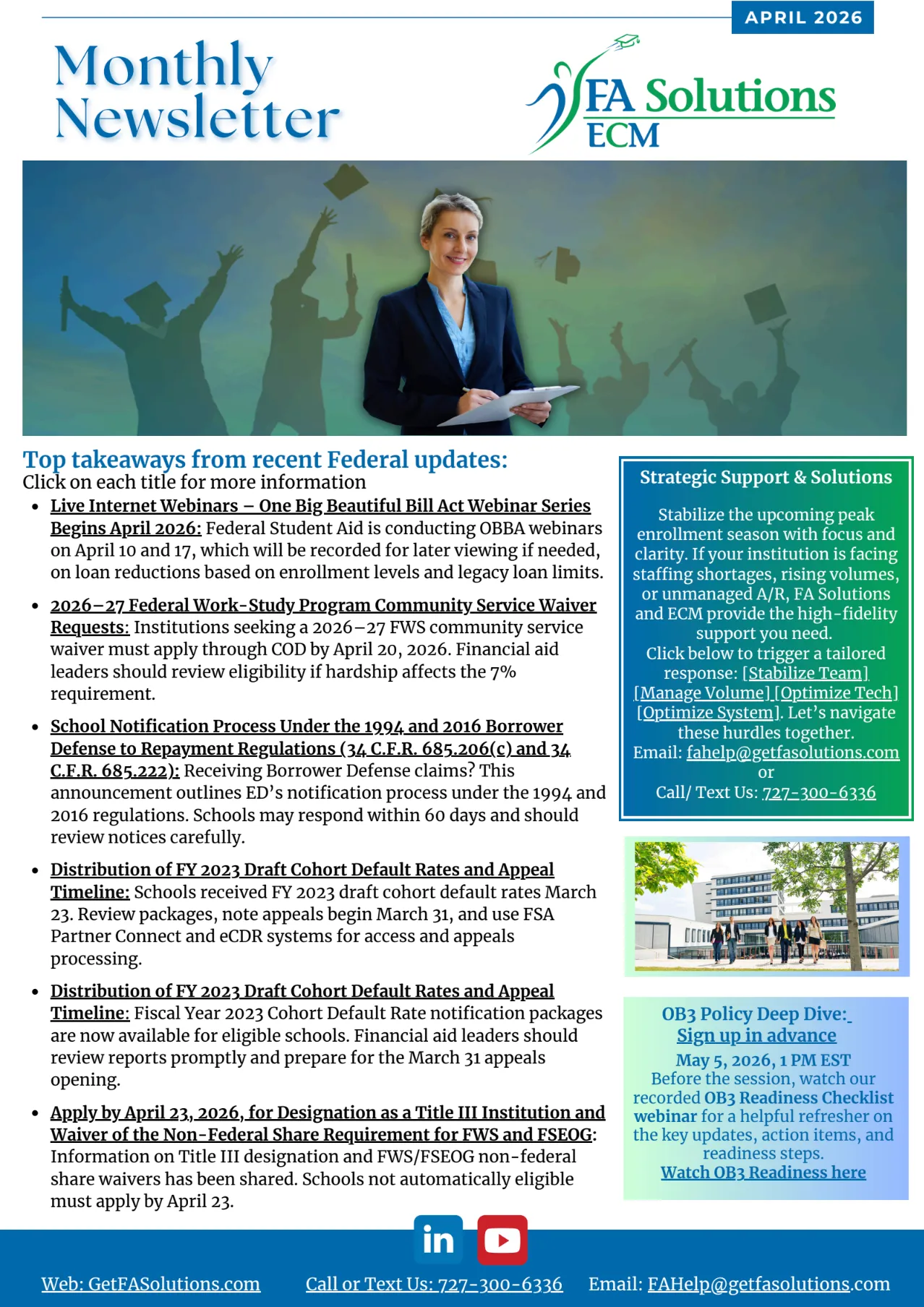 Fed-Updates Financial Aid Newsletter April 2026