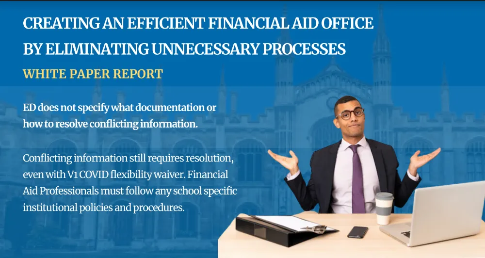 Creating an Efficient Financial Aid Office by Eliminating Unnecessary Processes
